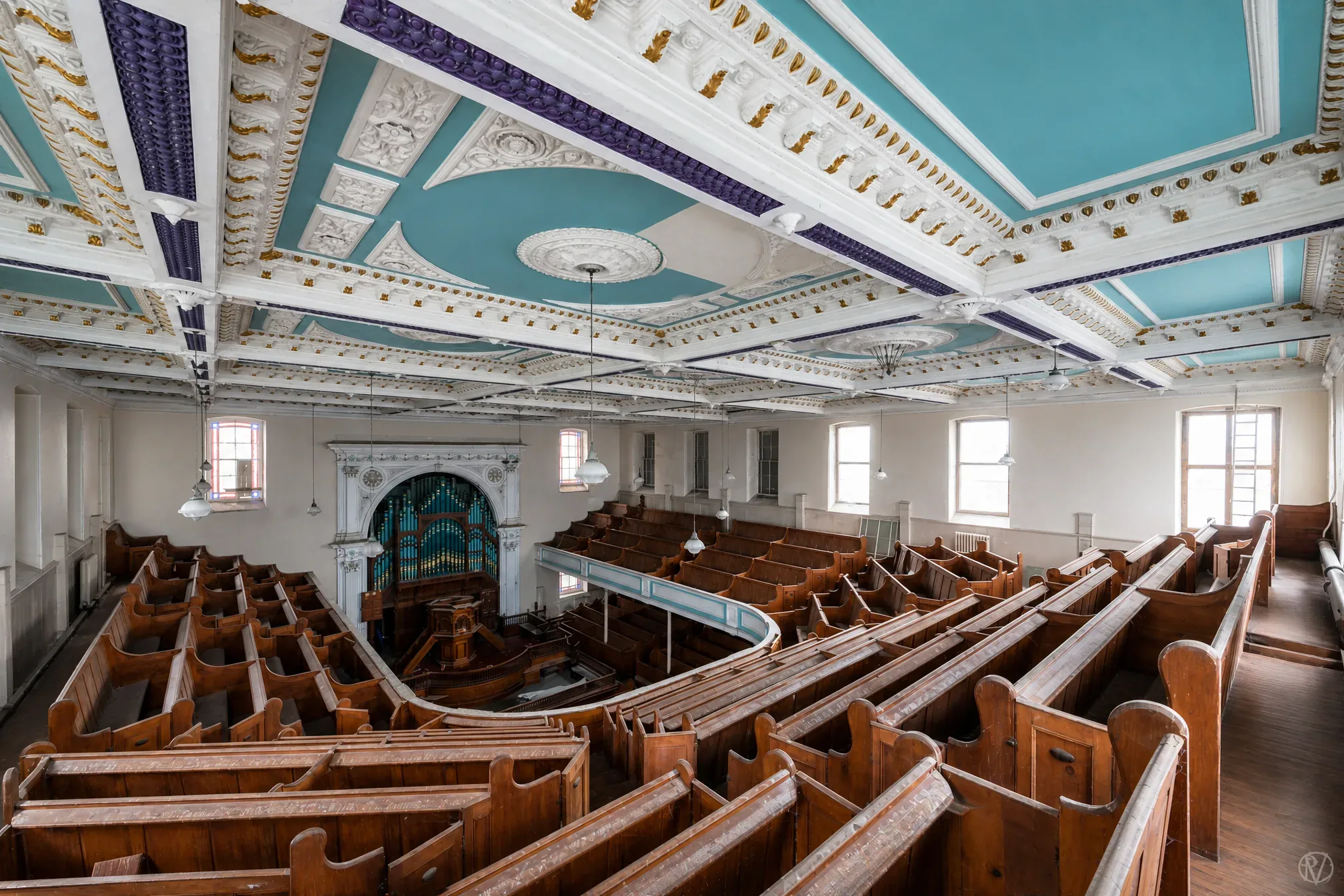Capel Engedi interior view for feasibility report